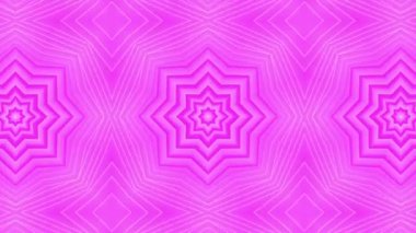 beyaz bir arka plan üzerinde desen hareketli mor. Üç boyutlu kaleydoskop arka plan hareketli. 3D render