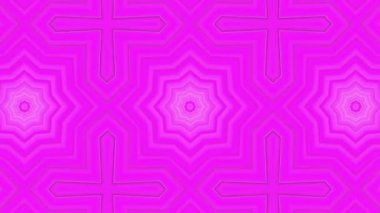 beyaz bir arka plan üzerinde desen hareketli mor. Üç boyutlu kaleydoskop arka plan hareketli. 3D render