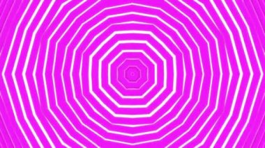 beyaz bir arka plan üzerinde desen hareketli mor. Üç boyutlu kaleydoskop arka plan hareketli. 3D render