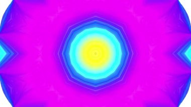 çok renkli hareketli desenler. Üç boyutlu kaleydoskop arka plan hareketli. 3D render