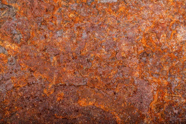 Hoja de metal oxidado. viejo fondo oxidado —  Fotos de Stock