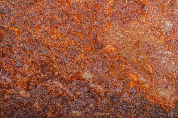 Blech aus rostigem Metall. alter oxidierter Hintergrund — Stockfoto
