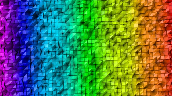 abstract three-dimensional plane of iridescent color. 3d render