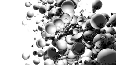 Arka plan üç boyutlu ışık küre. 3D rende