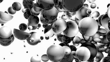 Arka plan üç boyutlu ışık küre. 3D rende