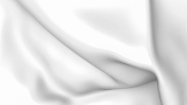 Pürüzsüz dalga gri yüzeyi. Üç boyutlu çizim. 3D ren