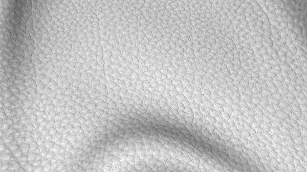 Superficie gris ola de cuero. Ilustración tridimensional. 3d re — Foto de Stock