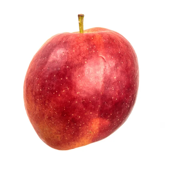 Спелое вкусное яблоко. на белом фоне — стоковое фото