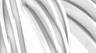 Üç boyutlu gri çizgilerin soyut arka planı. 3d render