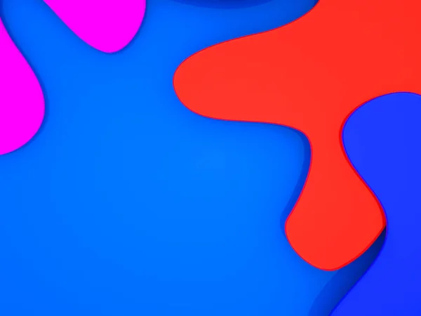 Fondo abstracto de planos desiguales multicolores. renderizado 3d — Foto de Stock