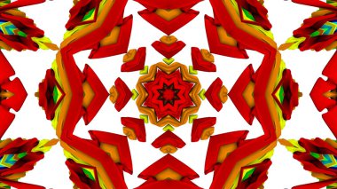 Soyut arkaplan. çok renkli kaleydoskop desenleri. 3d resimleme