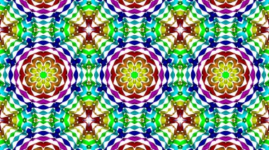 Soyut arkaplan. çok renkli kaleydoskop desenleri. 3d resimleme