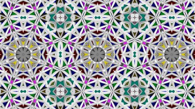 Soyut arkaplan. çok renkli kaleydoskop desenleri. 3d resimleme