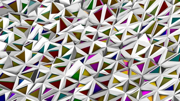 Абстрактный Многоцветный Трехмерный Фон Трехмерная Иллюстрация — стоковое фото