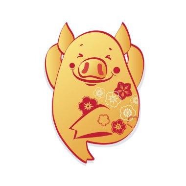 Mutlu yeni yıl, 2019, Çin yeni yılı selamlar, yıl domuz, servet