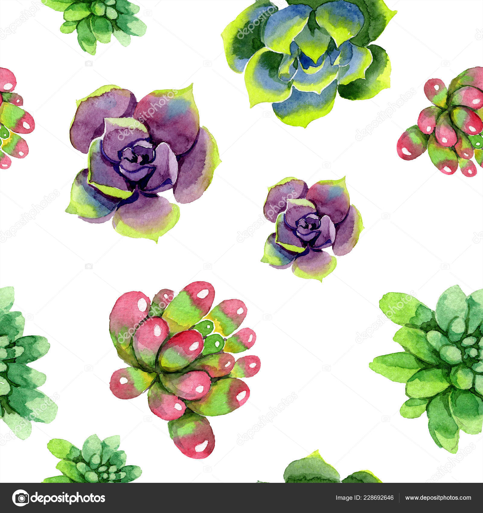 惊人的多汁水彩背景插图无缝的背景模式织物壁纸打印纹理 免费图库图片 C Andreyanush