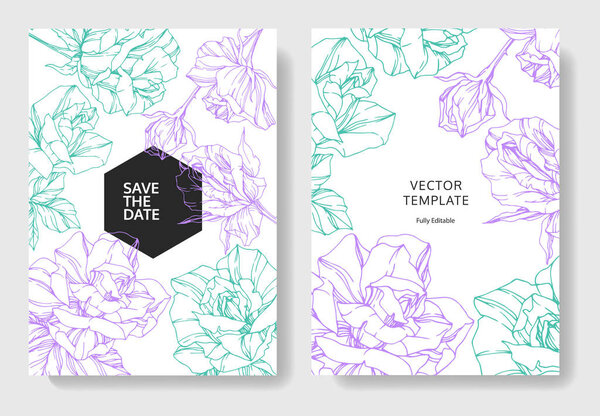 Белые карточки с цветами роз. Свадебные открытки с цветочными декоративными чернилами. Спасибо, rsvp, приглашение.
. 