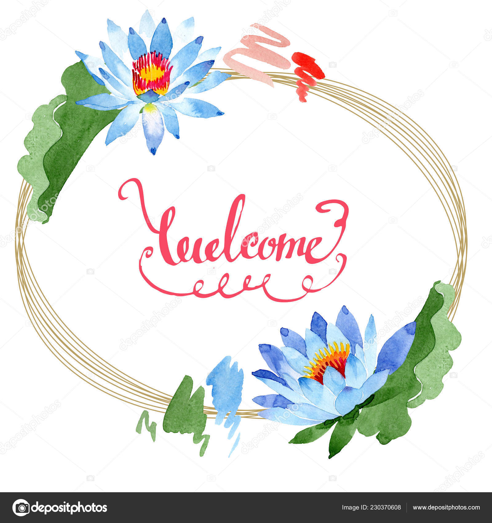 Beautiful Blue Lotus Flowers Isolated White Watercolor Background Illustration Watercolour Stock Photo By C Andreyanush Beautiful Blue Lotus Flowers Isolated White Watercolor Background Illustration Watercolour Stock Photo By C Andreyanush