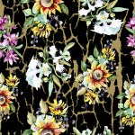 Sulu boya çiçekler çok güzel arka plan. Suluboya çizim aquarelle. Sorunsuz arka plan deseni. Kumaş duvar kağıdı yazdırma doku.