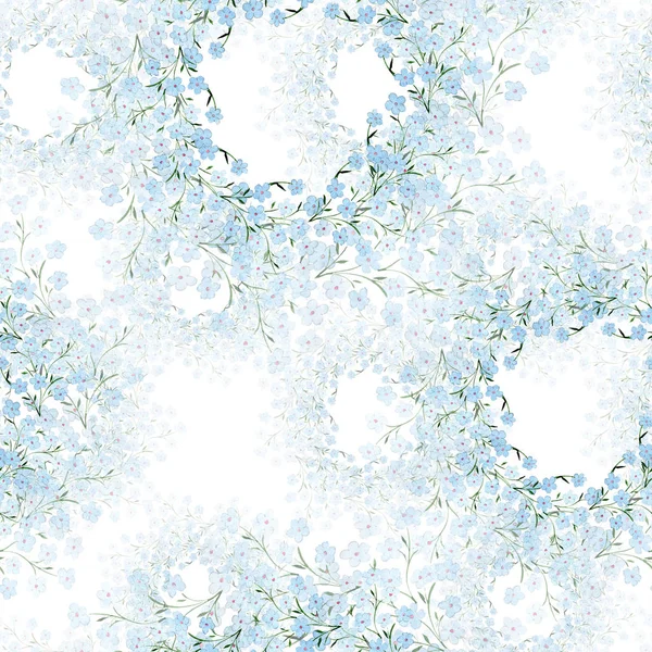 Watercolor Background Illustration Floral Set Seamless Background Pattern Fabric Wallpaper — Stock Photo, Image