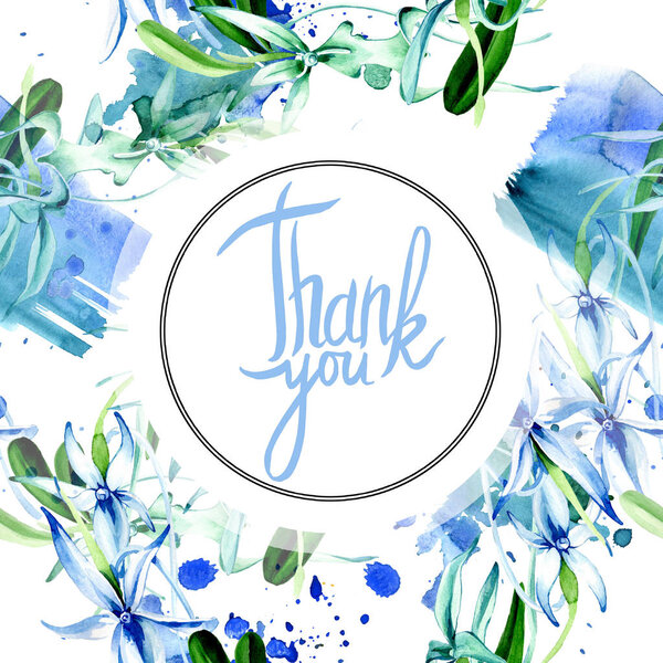 Синяя редкая орхидея. Цветочный ботанический цветок. Дикий весенний цветок изолирован. Набор акварельных фонов. Акварель акварель акварель изолирована. Граничный орнамент
.