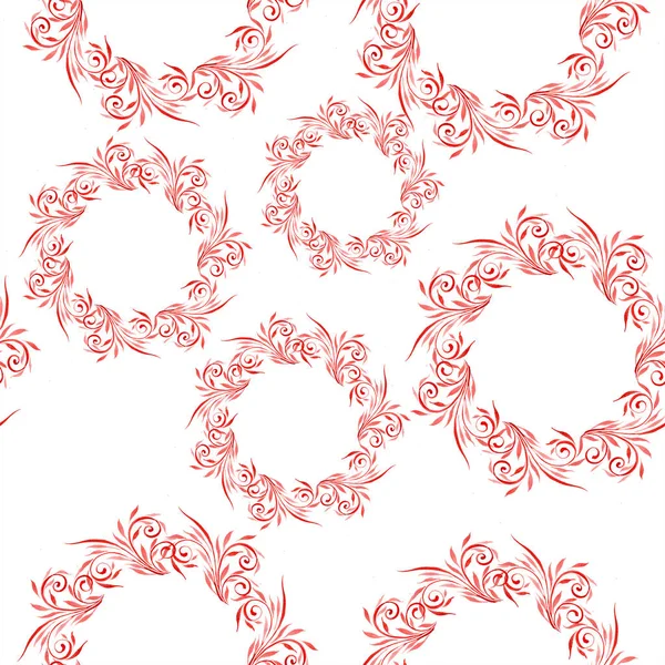 Renkli çiçek botanik süsleme. Suluboya resim kümesi. Sorunsuz arka plan deseni. Kumaş duvar kağıdı yazdırma doku.