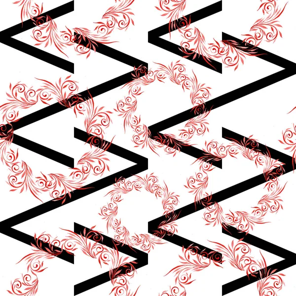 Renkli çiçek botanik süsleme. Suluboya resim kümesi. Sorunsuz arka plan deseni. Kumaş duvar kağıdı yazdırma doku.