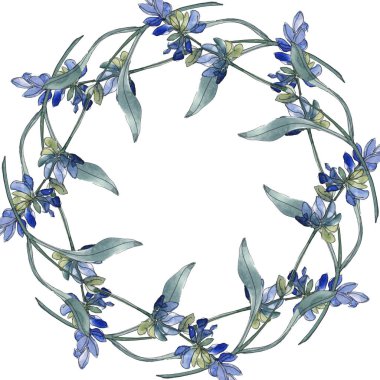 Mor lavanta. Suluboya resim kümesi. Sorunsuz arka plan deseni. Kumaş duvar kağıdı yazdırma doku.