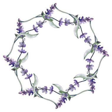 Mor lavanta. Suluboya resim kümesi. Sorunsuz arka plan deseni. Kumaş duvar kağıdı yazdırma doku.