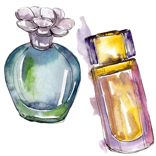 Parfume Sketch Fashion Glamour Illustration Watercolor Style Isolated Watercolour Clothes — Stock Photo, Image