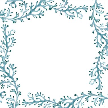 Mavi iris botanik çiçek. Vahşi bahar yaprak izole kır çiçeği. Suluboya arka plan illüstrasyon küme. Suluboya çizim moda aquarelle. Çerçeve kenarlığı süsleme Meydanı.