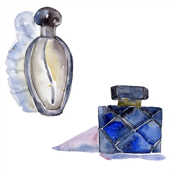 Perfume Sketch Fashion Glamour Illustration Watercolor Style Isolated Element Clothes — Stock Photo, Image