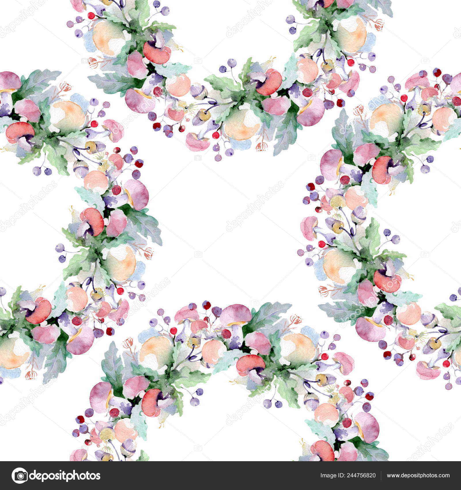 Bouquet Fleurs Fruits Wildflower Feuille Printemps Sauvage