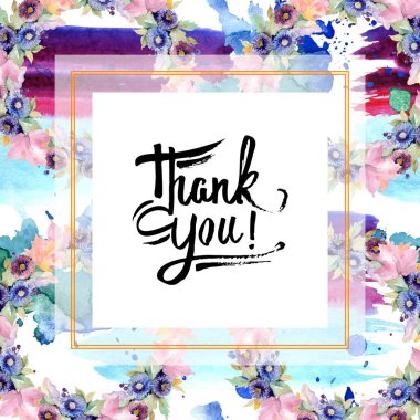 Buket çiçek botanik çiçekler. Vahşi bahar yaprak izole kır çiçeği. Suluboya arka plan illüstrasyon küme. Suluboya çizim moda aquarelle izole. Çerçeve kenarlığı süsleme Meydanı.