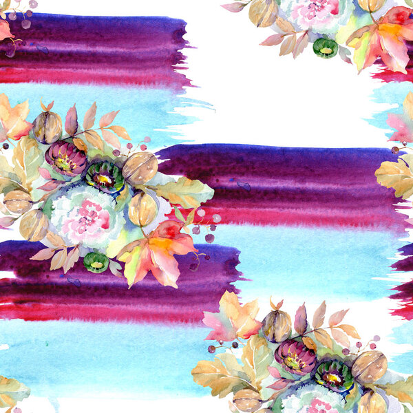 Букет цветочный ботанический цветок. Дикий весенний лист изолирован. Набор акварельных рисунков. Акварель акварель акварель изолирована. Бесшовный рисунок фона. Текстура ткани для печати обоев
.