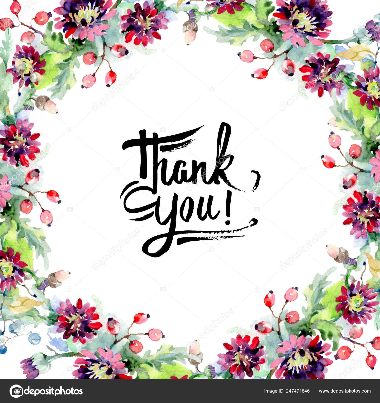 Bouquet Avec Des Fleurs Et Des Baies Fleur Botanique Floral