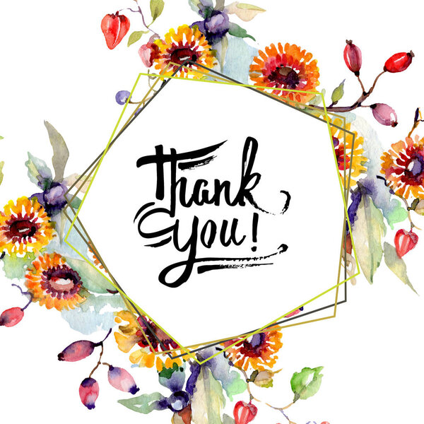 Букет с цветами и ягодами. Цветочный ботанический цветок. Дикий весенний цветок изолирован. Набор акварельных фонов. Изолированная акварель акварель
.