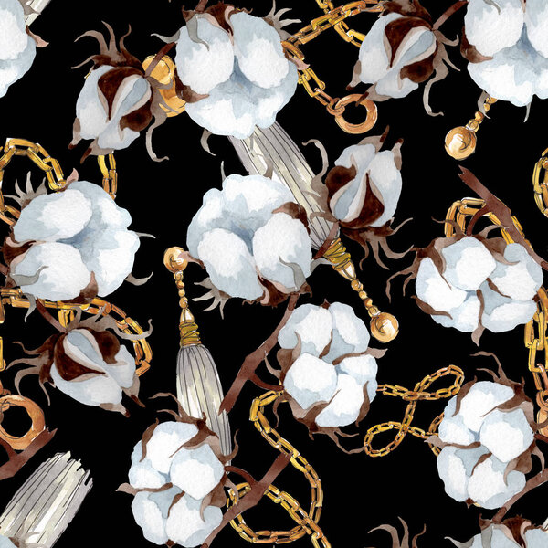 Цветок из белого хлопка. Дикий весенний цветок. Набор акварельных рисунков. Акварель для рисования акварелью. Бесшовный рисунок фона. Текстура ткани для печати обоев
.