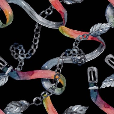 Giysi ve trendy moda aksesuarları illüstrasyon beyaz izole ayarlayın