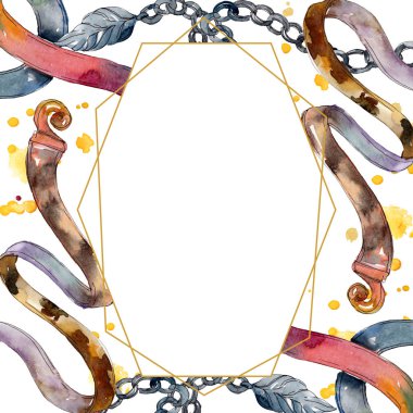 Giysi ve trendy moda aksesuarları illüstrasyon beyaz izole ayarlayın