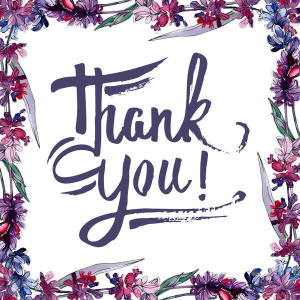 Лаванда цветочные ботанические цветы. Дикий весенний цветок изолирован. Набор акварельных фонов. Акварель акварель акварель изолирована. Граничный орнамент
.