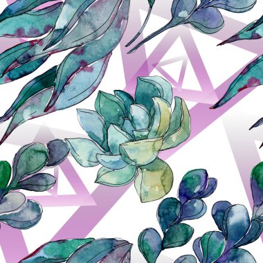 Sulu çiçek botanik çiçekleri. Yabani bahar yaprağı kır çiçeği. Suluboya illüstrasyon seti. Suluboya çizim moda aquarelle. Kusursuz arka plan deseni. Kumaş duvar kağıdı baskı doku.