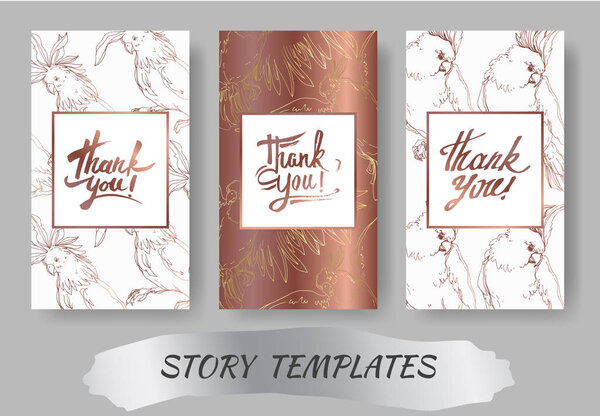 Vector Sky bird cockatoo in a wildlife. Black and white engraved ink art. Wedding background card decorative border.