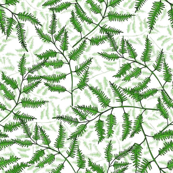 Vector Wildflowers floral botanical flowers. Black and white engraved ink art. Seamless background pattern. Royalty Free Stock Vectors