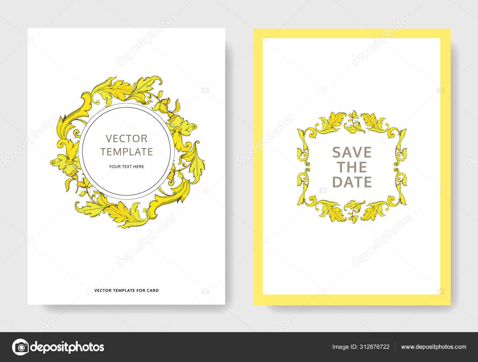 벡터 골드 모노그램 꽃 장식. 흑백으로 새긴 잉크 예술 작품이죠. 결혼식 배경 카드 장식 테두리. 스톡 벡터 - ©AndreYanush  312876722, image size:1600x1211