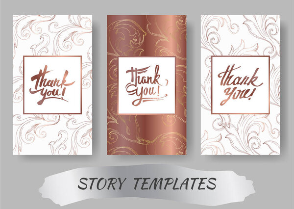 Vector Baroque monogram floral ornament. Black and white engraved ink art. Wedding background card decorative border.