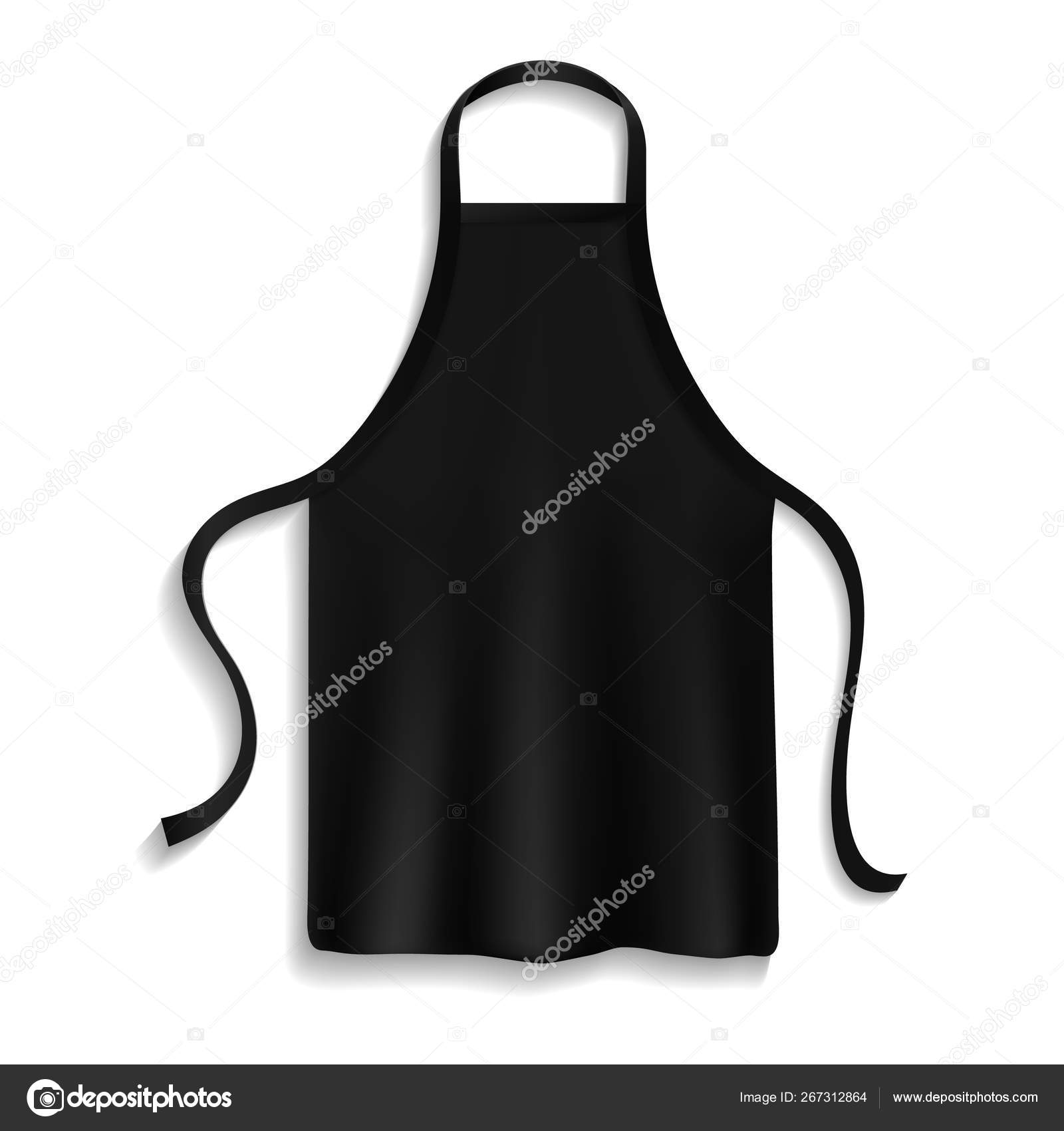 Download Chef Apron Black Culinary Cloth Apron Chef Uniform Kitchen Cotton Cooking Clothes Isolated Vector Mockup Stock Vector Royalty Free Vector Image By C Yummybuum 267312864