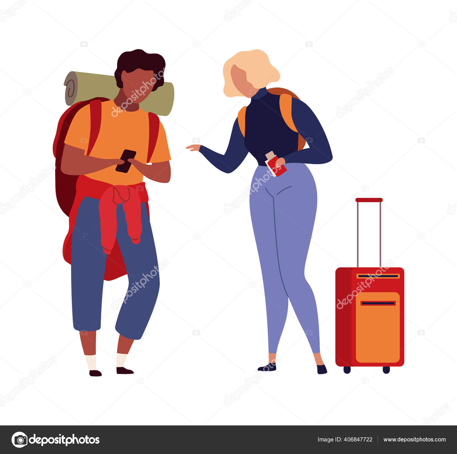 Orang Orang Di Bandara Perjalanan Keluarga Dengan Barang Bawaan Pria Dan Wanita Dengan Koper Dan Tas Di Ruang Tunggu Keberangkatan Pesawat Penumpang Di Terminal Vektor Kartun Karakter Terisolasi Stok Vektor C Yummybuum