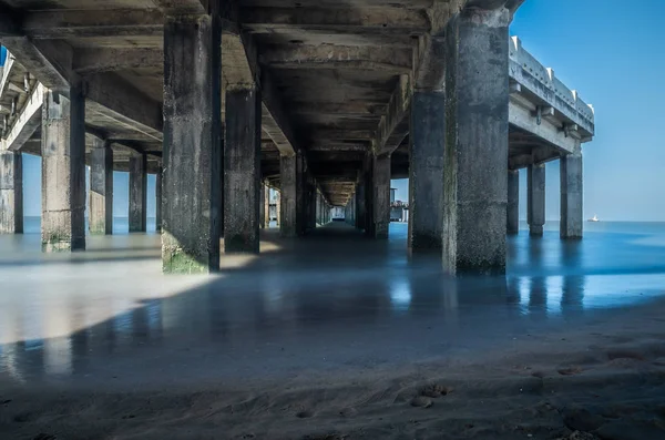 Blankenberge Pier Jules Soete Tarafından Bir Tasarım 1933 Yılında Yaptırılmıştır — Stok fotoğraf