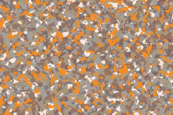 Orange Brunt Kamouflage Mode Mönster För Användning Extrema Sporter Krig — Stock vektor